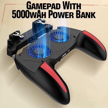 3 in 1 Cooling Mobile Gamepad + Power Bank