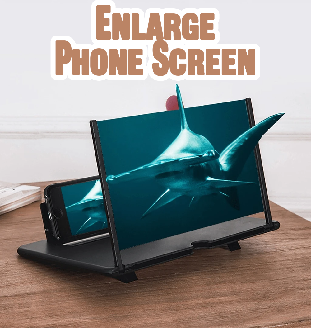 3D Phone Screen Magnifier Stand