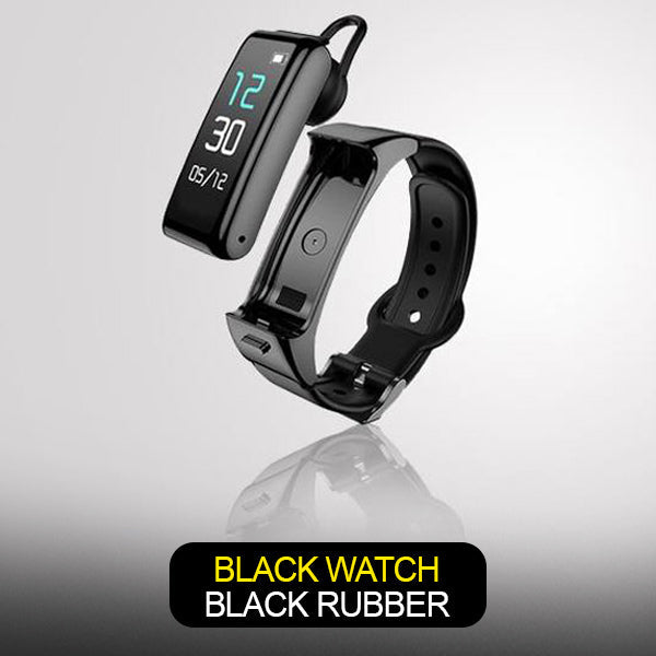 2-in-1 Smart Bracelet With Bluetooth Earphone