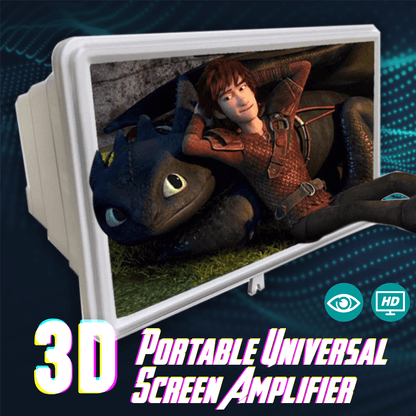 3D Portable Universal Screen Amplifier