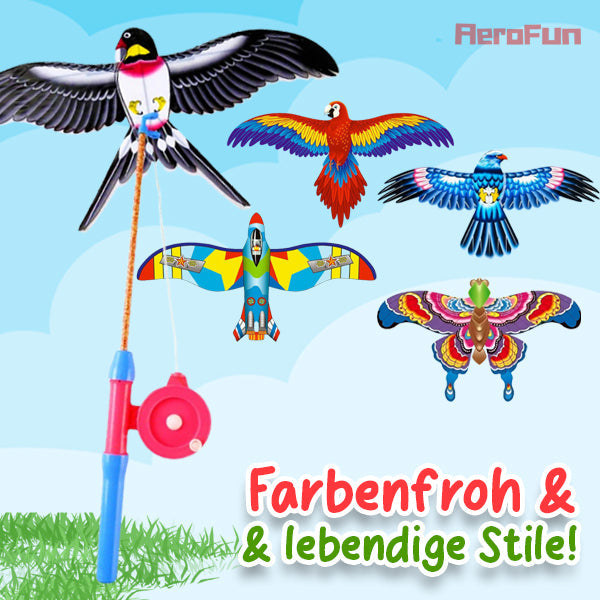 AeroFun™ Angelrute Kinderdrachen - 💰Bis zu 80% Rabatt! Jetzt handeln und kräftig sparen!💸